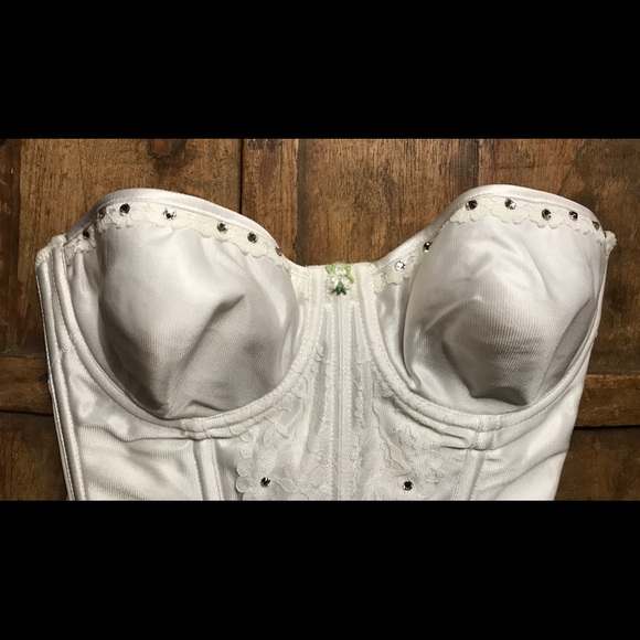 STRAPLESS BUSTIER VINTAGE BRA - Picture 3 of 6